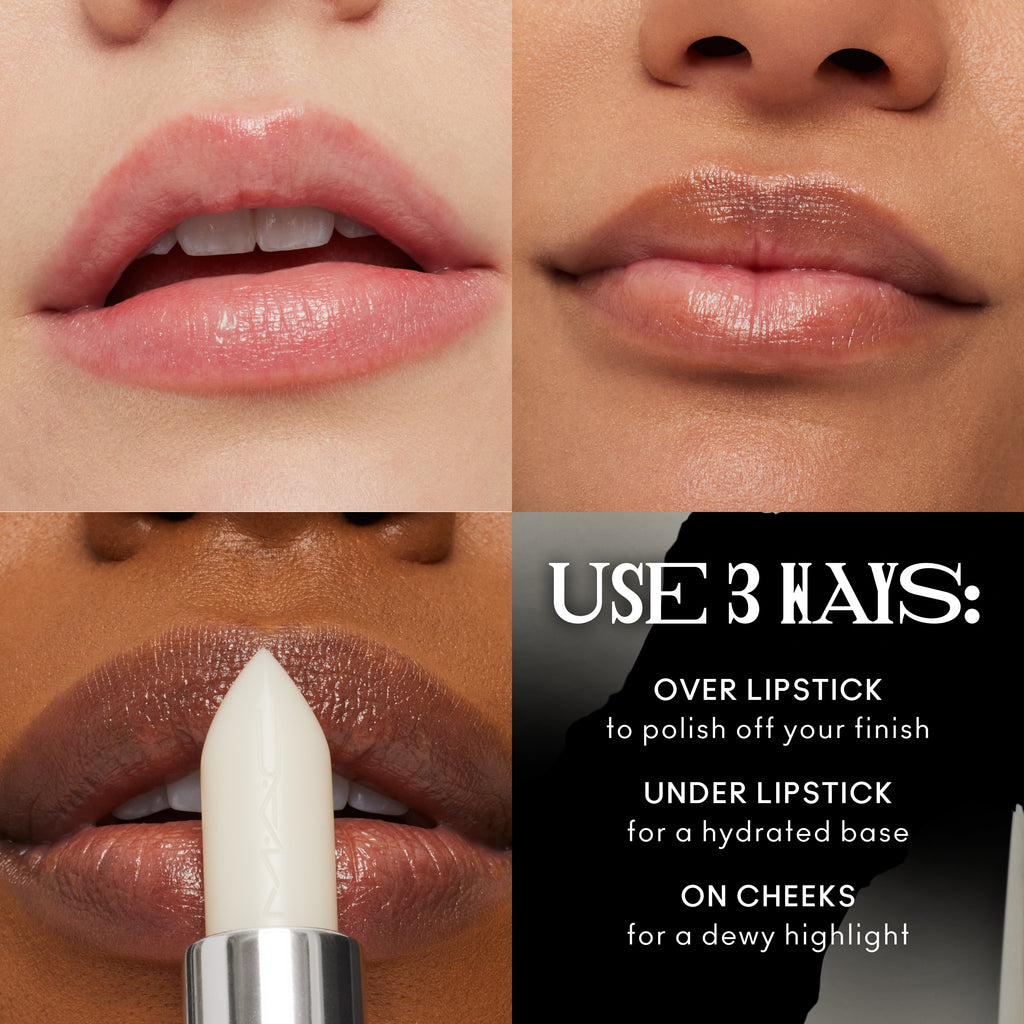 M·A·CXIMAL SLEEK SATIN LIPSTICK IN THE CLEAR | Fresh Routine Favorite