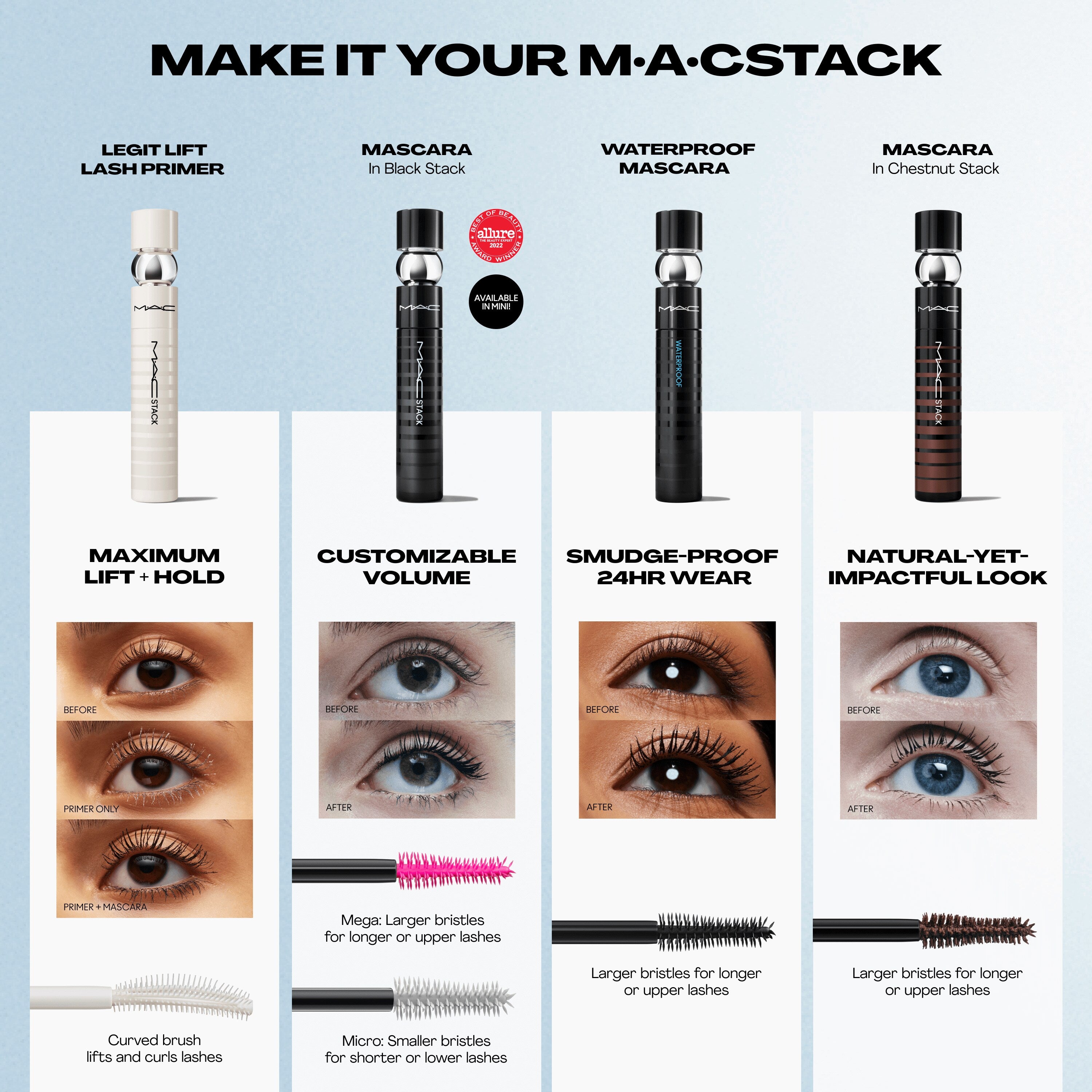 M·A·CStack Volumizing Mascara | Fresh Routine Favorite