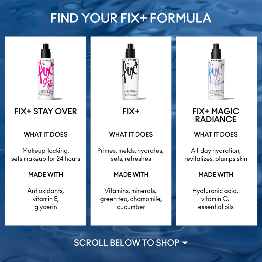 Fix+ Stay Over Alcohol-Free 24HR Setting Spray | Fresh Daily Favorite