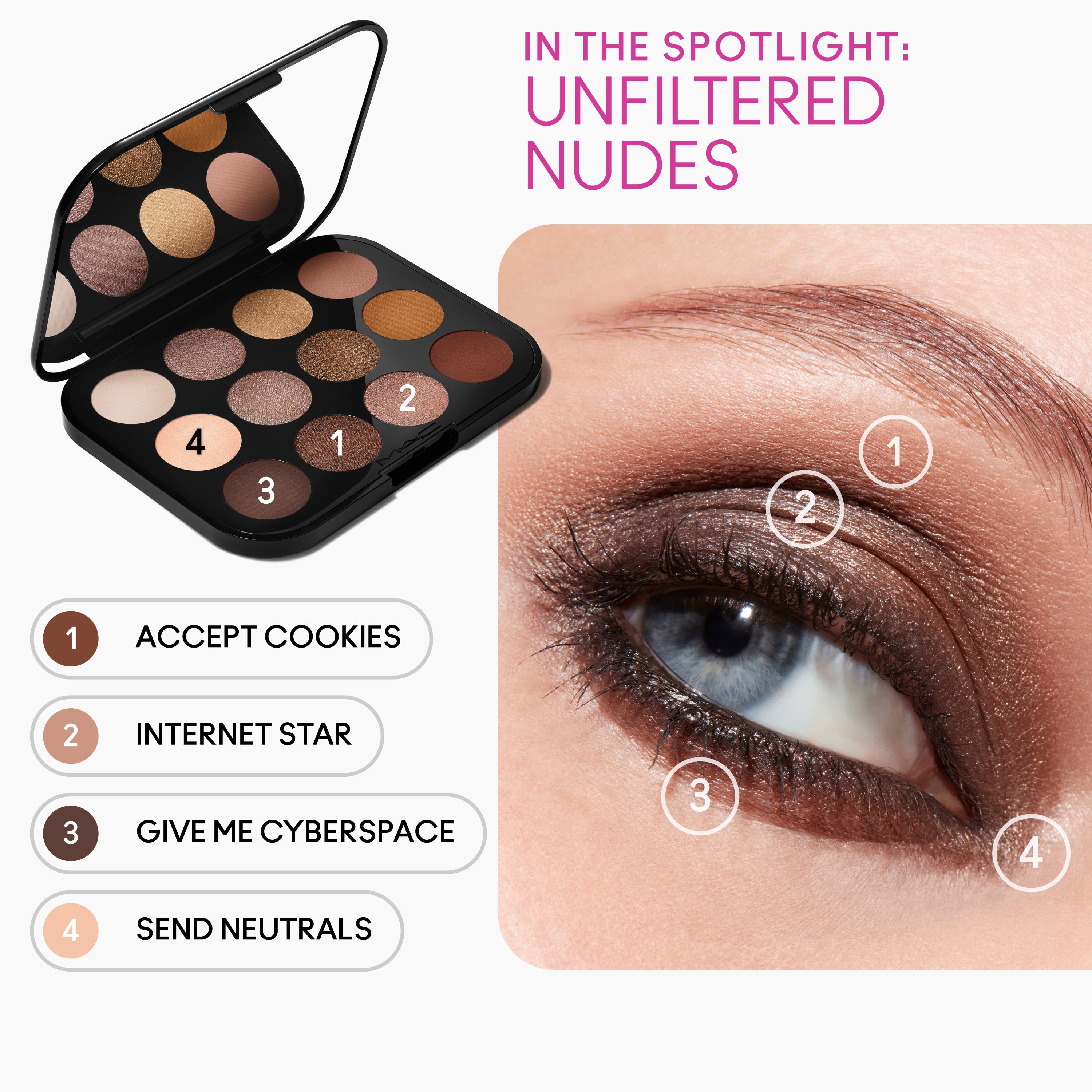 Connect In Colour Eye Shadow Palette: Unfiltered Nudes | Fresh Daily Favorite
