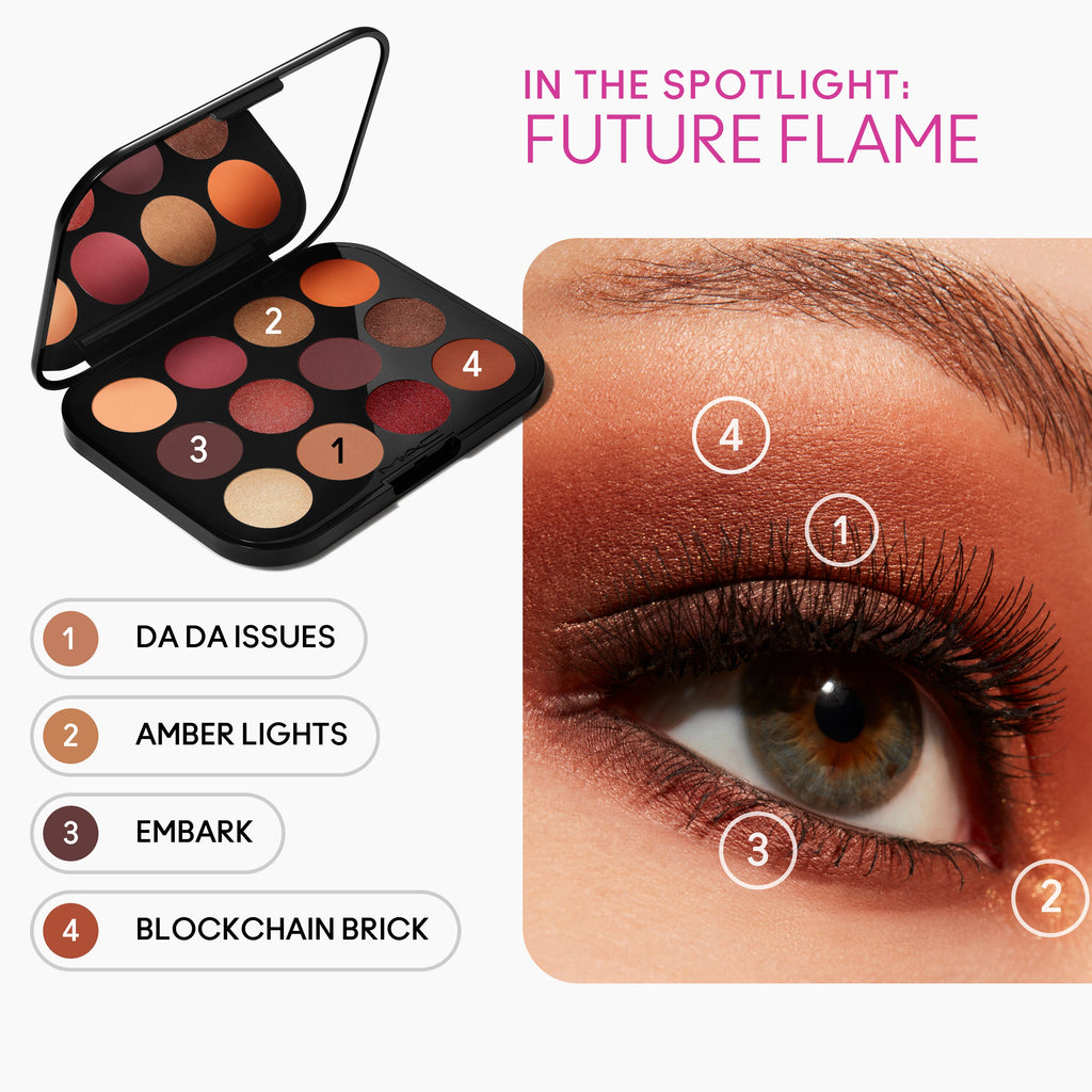 Connect In Colour Eye Shadow Palette: Future Flame | Fresh Daily Favorite