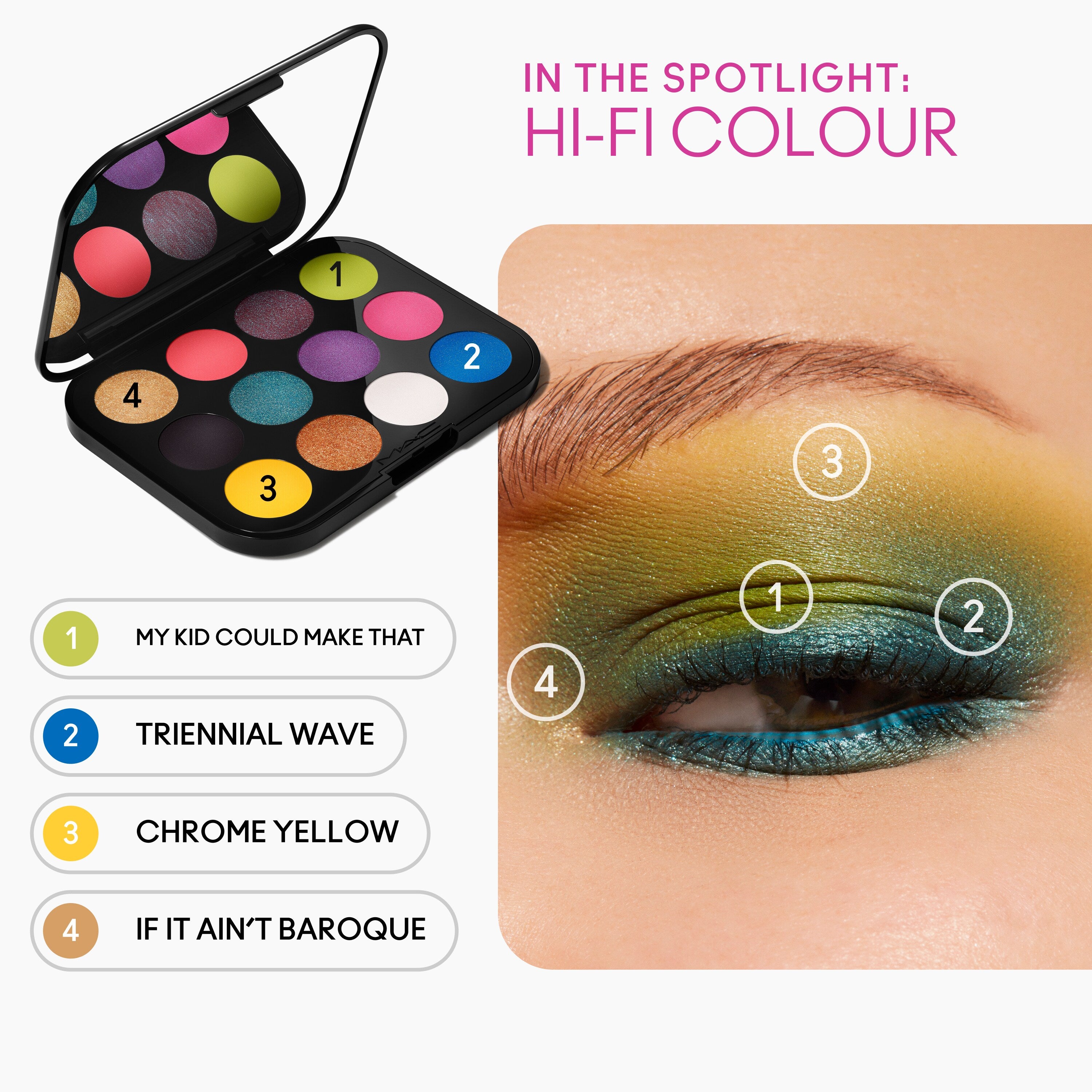 Connect In Colour Eye Shadow Palette: Hi-Fi Colour | Fresh Daily Favorite