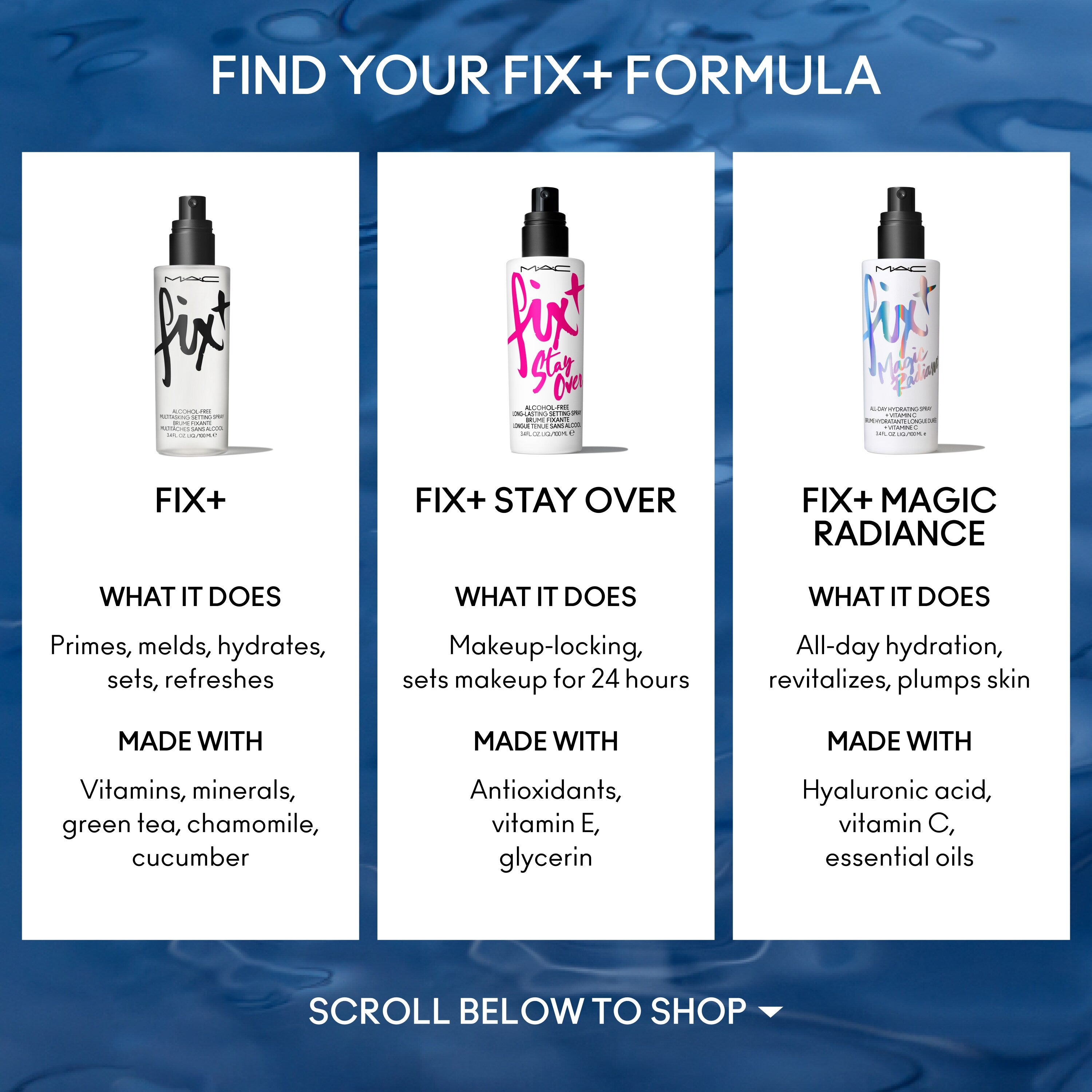 FIX+ Setting Spray | Fresh Daily Favorite