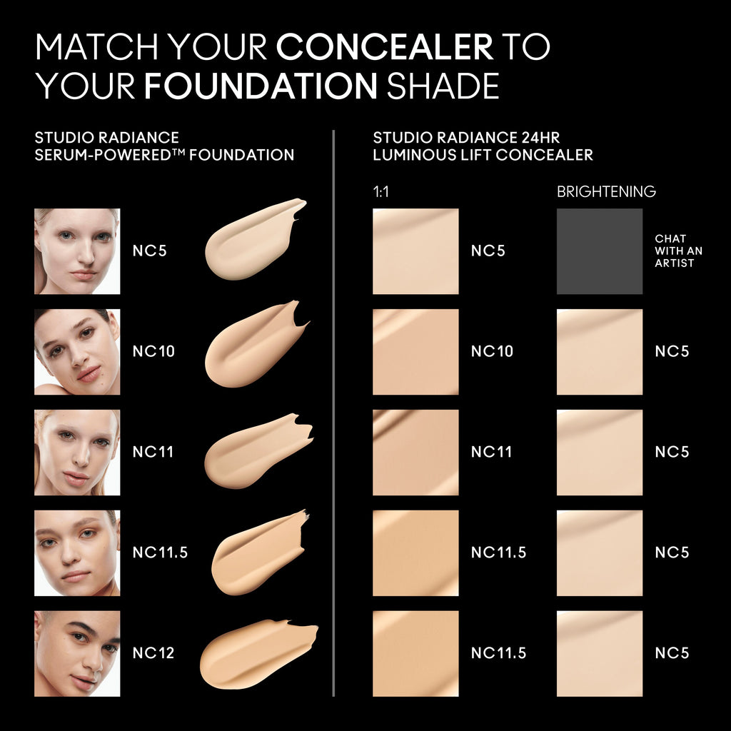 STUDIO RADIANCE 24HR LUMINOUS LIFT CONCEALER | Fresh Routine Favorite